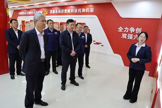 中國十五冶一行來集團公司參觀交流